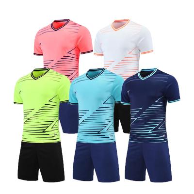 China Sets bulk full set team soccer uniforms kits wear new model customized sublimation 2022 soccer jersey for sale