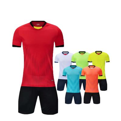 China Wholesale cheap simple soccer jersey sets factory price football uniform made in china for sale