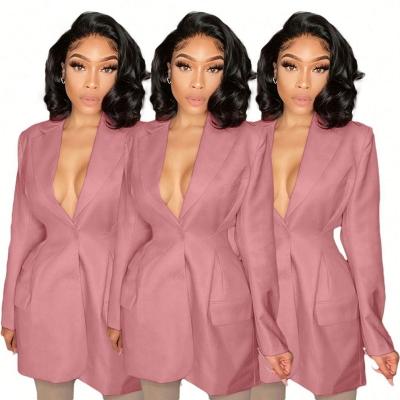 China Breathable Button Ladies Blazer Woman 2021 Work Lady Formal Woman Suit Women's Jacket Office Blazers And Jackets Coat Female Blazer Suit for sale