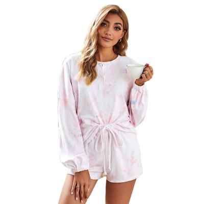 China Beauty QUICK DRY women sleep pajamas family best quality pajamas Europe and America fad fashion pajamas suit for sale