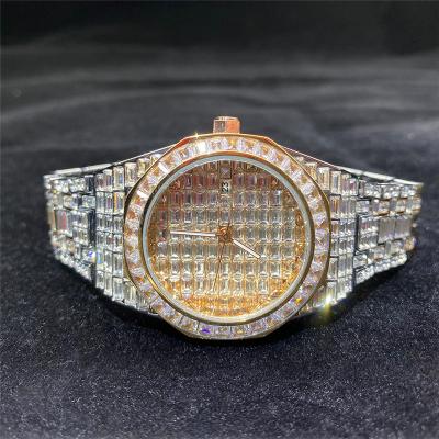 China Day/Date Bling Bling Full Diamond Wrist Watch Luxury Ladies Watches For Women Designer Watches Famous Brands Stylish Women for sale