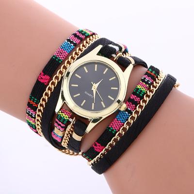 China WJ-6260 Non-Specific Sensitive Beautiful Colorful Attractive Long Wrap Bracelet Watch for sale