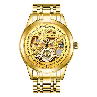 China Day/Date Hollow Fashion Automatic Watch WJ-1037 S Watch Customized Logo Mechanical Automatic Mechanical Men' for sale