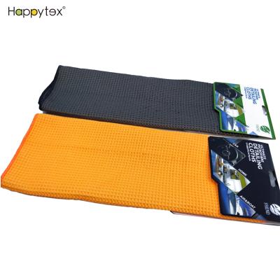 China Water Safe High Quality Custom Quick Dry Absorbent Reusable Waffle Weave Miniso Kitchen Towel With Custom Logo for sale