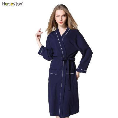 China Hot Selling QUICK DRY In Amazon Luxury Couples Breathable Waffle Weave 100% Cotton Amazon Bathrobe With Strong Water Absorption for sale