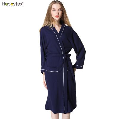 China 2021 wholesale fashionable QUICK DRY supplier high quality waffle weave extra 100% cotton bathrobe belt suitable for summer for sale