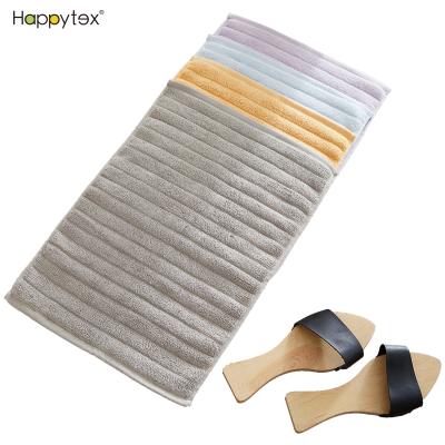 China Factory Price Sustainable High Quality Soft Bath Mat Mat With Customized Logo Anti Slip 100 Cotton Specifal Weave for sale