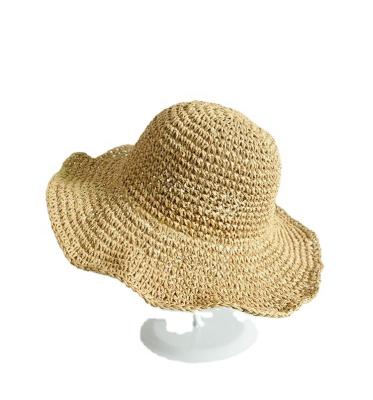 China Wholesale Women's Comfortable Straw Fashion Summer Travel Sunscreen Sun Hat Version Vacation Hat Seaside Beach Hat Cool Tide Hat for sale