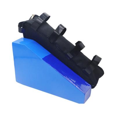 China 48V PVC Packed Triangle Bike Rechargeable Electric Bicycle Battery Pack QWW2202019 for sale