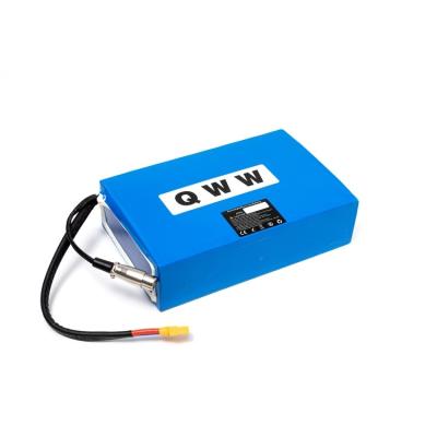 China Machine- Practical Hot Selling PVC 18650 Blue Lithium Ion Battery Pack For Electric Bike Battery for sale