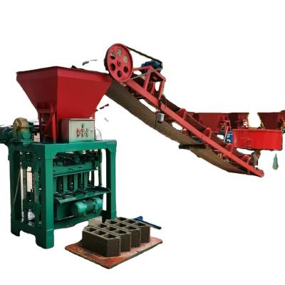 China Building material shops high quality BR4-40 cement paving block making machine/hollow brick making machine for sale