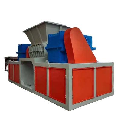 China Hotels Double Shaft Scrap Metal Shredders Waste Plastic Tire Recycling Shredder Machine for sale