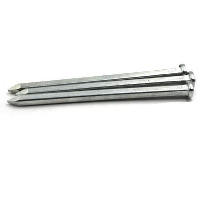 China Hot Selling Flat Leg Hot Dipped Galvanized Square Nail for sale