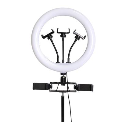 China Dial Factory Direct Sales Dimmable LED Ring Light With Phone Holder Selfie Fill Light for sale