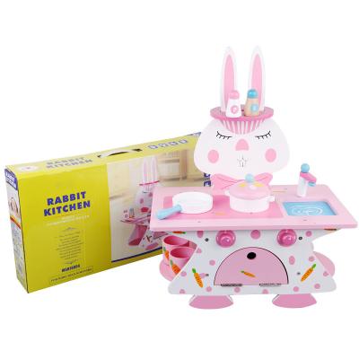 China Eductional Toys Creative Rabbit Cooking Kitchen For Girl Love Kitchen Toys Children for sale