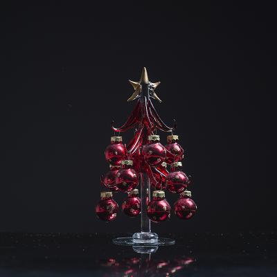 China Factory Price Handmade Hand Blown Glass Christmas Hanging Decoration for sale