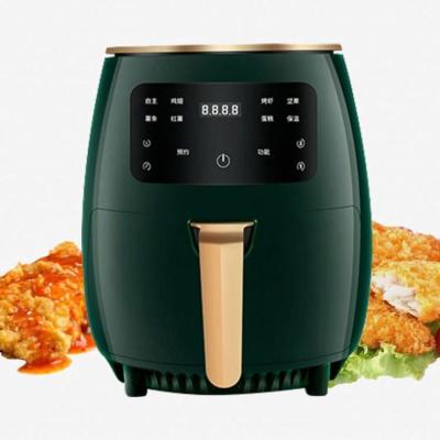 China Large Smart Electric Smokeless Electric Deep Fryer Toast Oven 5L Touch Air Fryer Oil Free Energy Saving Hot for sale