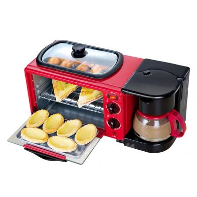 China Car Multifunctional 3 In Oven Coffee Electric 3In 1 Breakfast Maker For Wholesales for sale