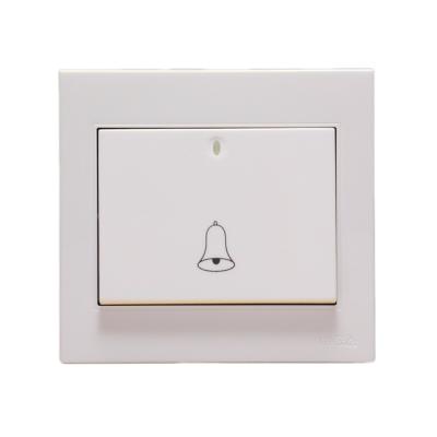 China Hot Sale Good Quality Door Bell Push Switch 86x86mm Doorbell Wall Switch M-K16 for sale