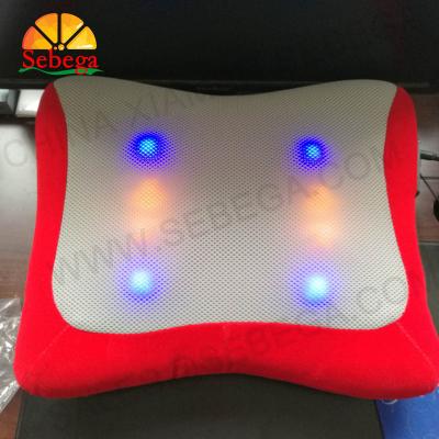 China Custom Body Relaxation Massage Pillow With Heat for sale