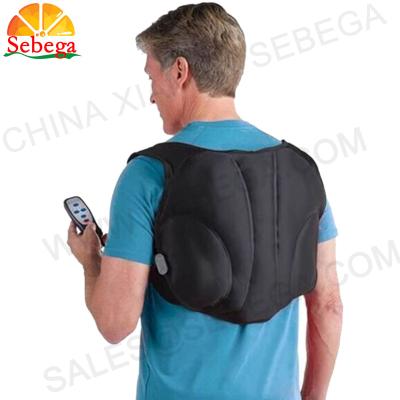 China Body Massager 4 Heads Massager Health Care Shoulder Massager Vibrating Back Vest for sale