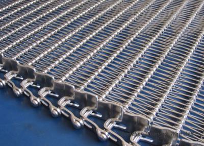 China U Shape Chain Link Flexible Conveyor Belt High Load Knuckled Selvedge for sale