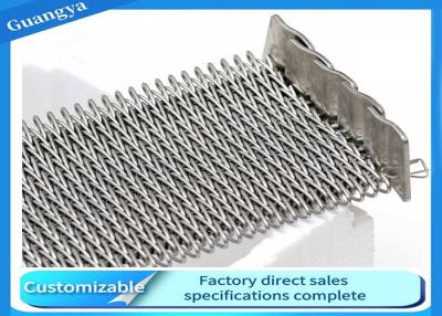 Cina Larghezza dell'acciaio inossidabile 0.50M/Min Weave Spiral Grid Belt 5500mm in vendita