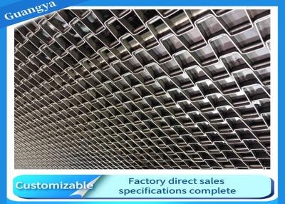 China ANSI de SS316 27.3mm Rod Honeycomb Conveyor Belt para a transformação de produtos alimentares à venda