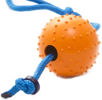 China Viable Manufacturer Rubber Rope Ball Launcher for Professional Training Patrol Dog Tactical Dog Chew Toys for sale