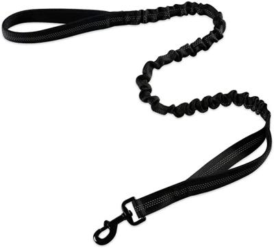 China Manufacturer Tactical Bungee Dog Stocked Leash with 2 Padded Control Handles for Military Training Dog Leash for sale