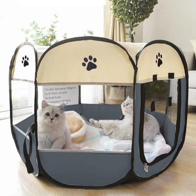 China China Factory Waterproof Outdoor Indoor Portable For Travel Folding Pet Playpen Tents Waterproof Pet Tent Dog Establishments for sale