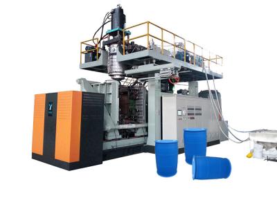 China Extrusion Plastic Drum Blow Molding Machine For 220L Double L - Ring Barrel for sale