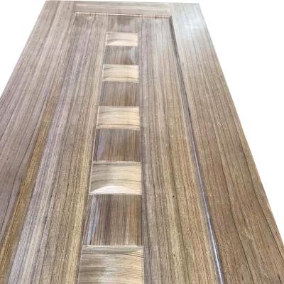 China Contemporary Natural Raw Wood Panel Door Skins Natural Raw MDF Faced HDF Interior Door Skin for sale