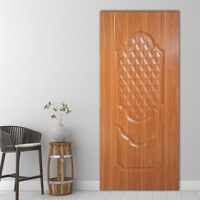 China Factory Price Waterproof Wood Veneer Door Bottom Skin 3Mm Molded Deep Molded Clear E2 Texture for sale