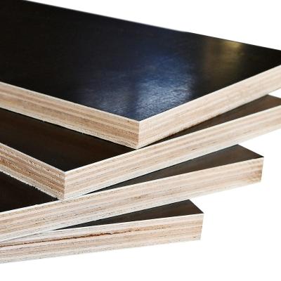 China Construction Soft Exterior Building Materials Coated Plywood 12mm Film Faced Plywood For Formwork for sale