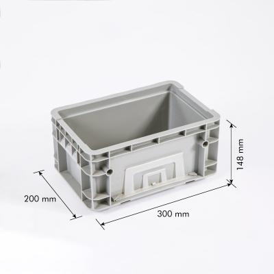 China Mesh Wholesale Factory Price High Quality PP Material Europe Standard Plastic Storage Crate for sale