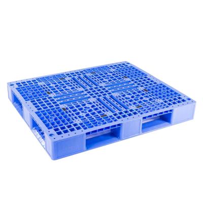 China Durable Heavy Duty Warehouse Pallet HDPE Single Faced Plastic Pallet For Transportation for sale