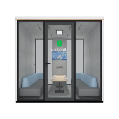 China Portable Office Adjustable Pod Space (Other) Public Sector Room Telephone Booth Private Mobile Office Meeting Booth for sale