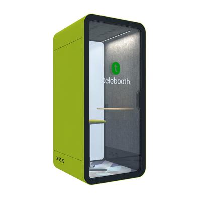 China (Other) Office Furniture Telephone Booth Desk Pod Adjustable Indoor Public Automatic Meeting Soundproof Price for sale