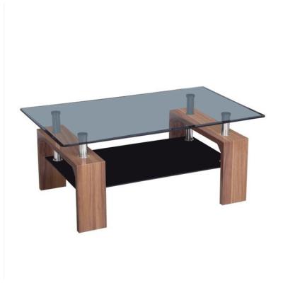 China Large Storage Space 8mm Black Tempered Glass New Model TV Stand Furniture And Table for sale