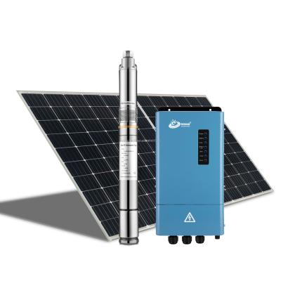 China Home Solar Borehole Pump Water Pump Solar Submersible Water Pump Solar Water 2hp for sale