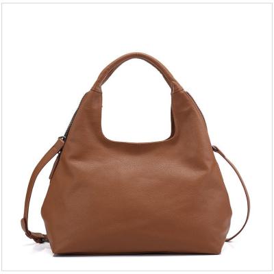 China Top Grain Leather Hobo Bags  Women Handbags Cowhide Single Shoulder Bags for sale