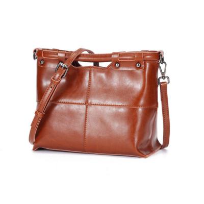 China Lady Handbags  Cowhide Cross-body Bags Fashion Genuine Cow Leather Bag for sale