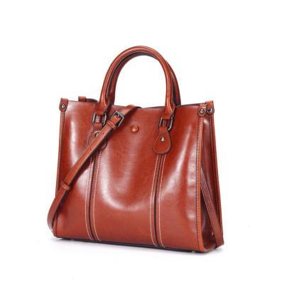 China Real Leather Women Bags Fashion Cowhide Tote Bags Designer Shoulder Bags for sale