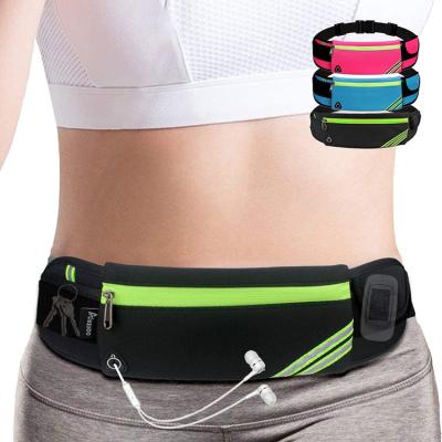 China Outdoor Running Water Proof Equipment Water Resistant Sport Waist Belt Bag for sale