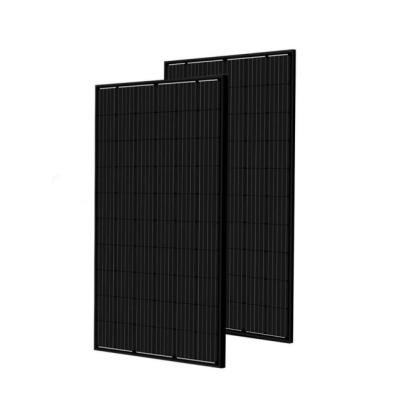 China Solar Power Generation Bifacial PV Module 400W Mono 405W 410W 415W 10BB All Black Solar Panel for sale