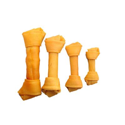 China Dogs Wholesale High Quality Hot Selling Natural Pressed Knotted Pet Chew Bones for sale