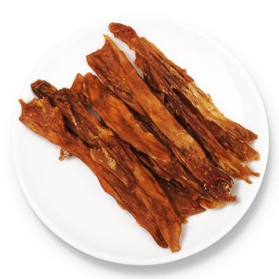 China Viable Dog Snacks Dry Raw Material Rabbit Strips Digestible Rabbits Ears for sale