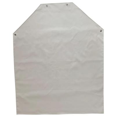 China Cleaning Best White Waterproof Rubber Apron For Industrial for sale