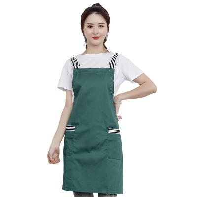 China Eco-friendly Multi-Use Cotton Chef Kitchen BBQ Work Wear Serving Apron for sale